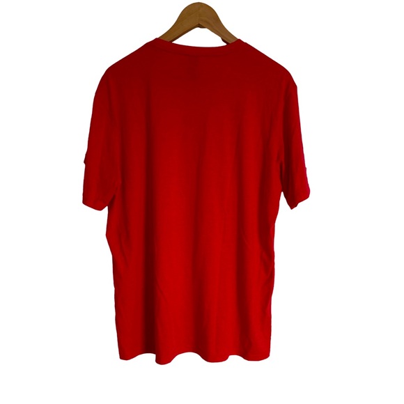 Valvoline Oil Graphic Classic Crew Neck Red White Tee Shirt Size Large - Picture 6 of 11